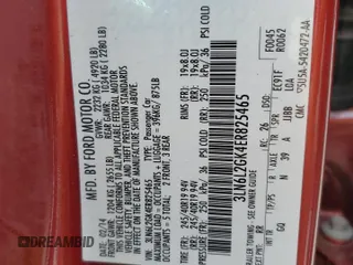2014 Lincoln MKZ z VIN 3LN6L2GK4ER825465, wystawiony jako Copart lot #55911345 z przebiegiem 78 783 mil mil oraz Szkoda całkowita • Salvage title. Historia ofert i sprzedaży dostępna na DreamBid. Obrazek 12.