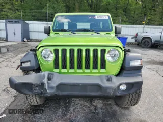 2018 Jeep Wrangler Unlimited Sport S with VIN 1C4HJXDN8JW248638, listed as a Copart auction lot 56408975 with 34,349 mi miles and Salvage title. Bid and sale history available at DreamBid. Image 5.