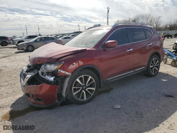 2019 Nissan Rogue SL with VIN 5N1AT2MT2KC738925, listed as a Copart auction lot 46929245 with 92,928 mi miles and Salvage Title. Bid and sale history available at carsss.com. Image 1.