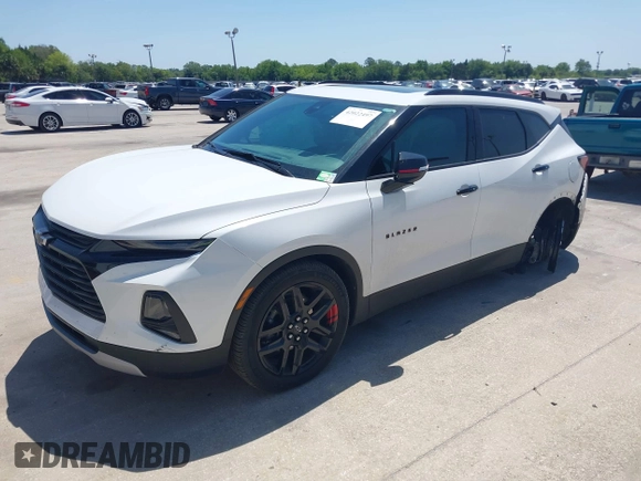 2022 Chevrolet Blazer LT with VIN 3GNKBDRS6NS147946, listed as a IAAI auction lot 42022497 with 50,608 mi miles and . Bid and sale history available at DreamBid. Image 17.