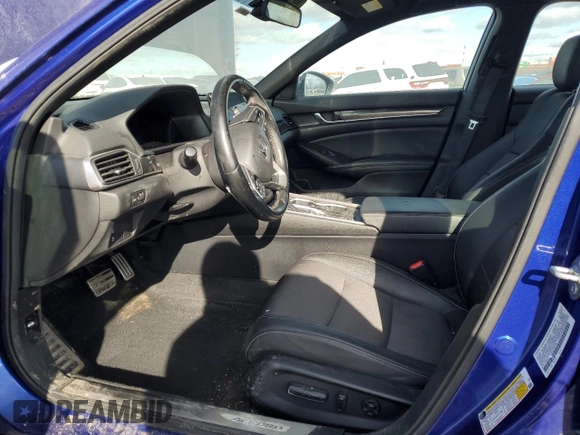 2019 Honda Accord Sedan Sport 1.5T with VIN 1HGCV1F31KA144144, listed as a Copart auction lot 42144335 with Not Provided miles and Salvage Title. Bid and sale history available at carsss.com. Image 7.