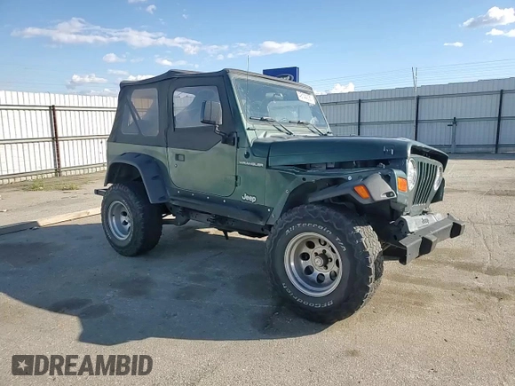 2001 Jeep Wrangler SE with VIN 1J4FA29P71P329199, listed as a Copart auction lot 48144035 with 114,904 mi miles and Salvage Title. Bid and sale history available at carsss.com. Image 11.