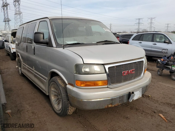 2005 GMC Savana Cargo Van YF7 Upfitter with VIN 1GDFH15T351130346, listed as a Copart auction lot 48831065 with 212,465 mi miles and Clean Title. Bid and sale history available at carsss.com. Image 4.