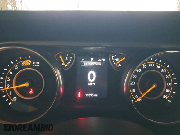 2023 Jeep Wrangler Sport with VIN 1C4HJXDG3PW670651, listed as a Copart auction lot 54013405 with 19,395 mi miles and Clean Title. Bid and sale history available at DreamBid. Image 9.