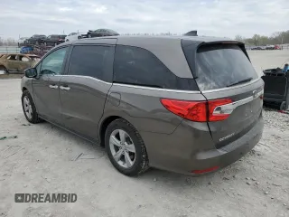 2019 Honda Odyssey EX-L z VIN 5FNRL6H76KB059111, wystawiony jako Copart lot #47803744 z przebiegiem 49 260 mil mil oraz Szkoda całkowita • Salvage title. Historia ofert i sprzedaży dostępna na DreamBid. Obrazek 2.