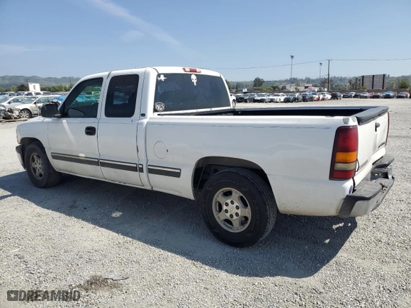 2002 Chevrolet Silverado 1500 LT with VIN 2GCEC19T521364308, listed as a Copart auction lot 54184255 with 186,478 mi miles and Salvage Title. Bid and sale history available at carsss.com. Image 2.
