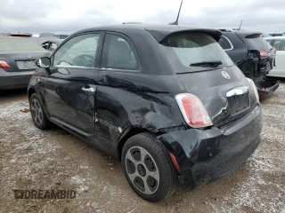 2017 FIAT 500e with VIN 3C3CFFGE6HT625165, listed as a Copart auction lot 84066494 with 41,264 mi miles and Salvage Title. Bid and sale history available at carsss.com. Image 2.