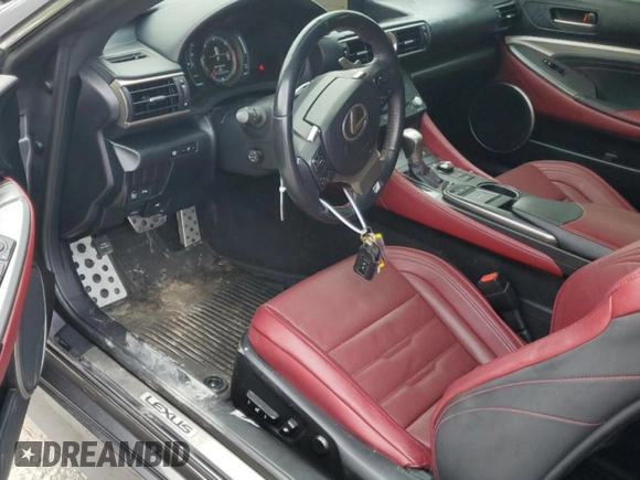 2015 Lexus RC 350 with VIN JTHHE5BC6F5005450, listed as a Copart auction lot 72409274 with 103,781 mi miles and Salvage Title. Bid and sale history available at carsss.com. Image 8.