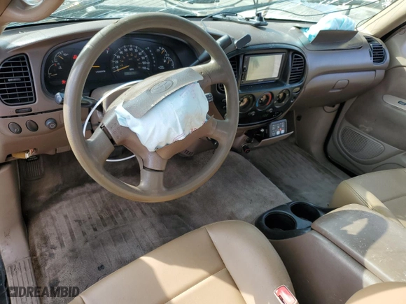 2002 Toyota Tundra SR5 with VIN 5TBRT34162S320497, listed as a Copart auction lot 45719795 with 276,738 mi miles and Salvage Title. Bid and sale history available at carsss.com. Image 8.