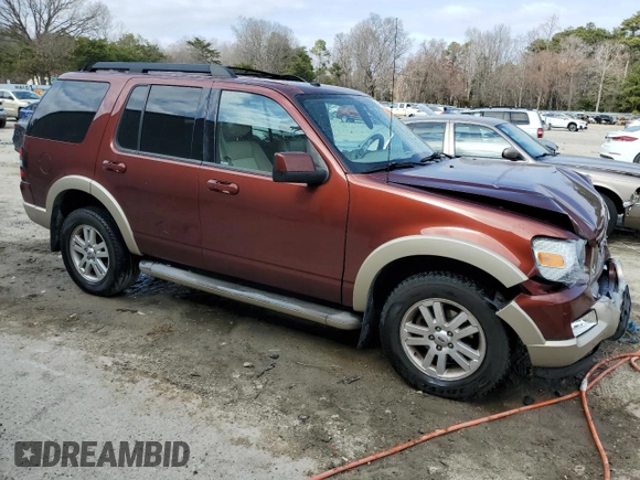 2010 Ford Explorer Eddie Bauer z VIN 1FMEU7E83AUA69823, wystawiony jako Copart lot #49108195 z przebiegiem 150 407 mil mil oraz Szkoda całkowita • Salvage title. Historia ofert i sprzedaży dostępna na DreamBid. Obrazek 4.