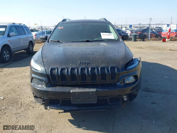 2017 Jeep Cherokee Sport with VIN 1C4PJLAB7HW603212, listed as a IAAI auction lot 41411067 with 79,995 mi miles. Bid and sale history available at carsss.com. Image 12.