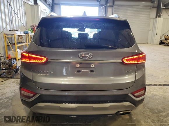 2019 Hyundai Santa Fe Ultimate with VIN 5NMS53AA0KH124114, listed as a Copart auction lot 42090225 with 106,477 mi miles and Clean Title. Bid and sale history available at carsss.com. Image 6.