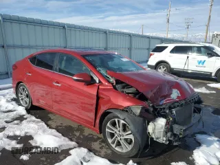 2017 Hyundai Elantra SE with VIN 5NPD84LF0HH086068, listed as a Copart auction lot 45936955 with 182,358 mi miles and Salvage Title. Bid and sale history available at DreamBid. Image 4.