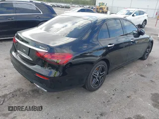 2023 Mercedes-Benz E 450 with VIN W1KZF5KB2PB157406, listed as a IAAI auction lot 42075910 with 18,507 mi miles and . Bid and sale history available at DreamBid. Image 4.
