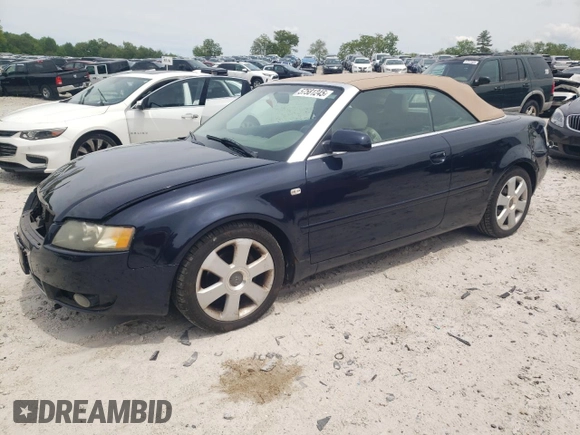 2004 Audi A4 1.8T with VIN WAUAC48H84K006973, listed as a Copart auction lot 57581245 with 118,226 mi miles and Clean title. Bid and sale history available at DreamBid. Image 1.