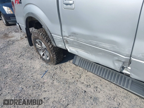 2013 Ford F-150 XL with VIN 1FTFW1ET0DFC85741, listed as a IAAI auction lot 42022221 with 156,509 mi miles. Bid and sale history available at carsss.com. Image 6.