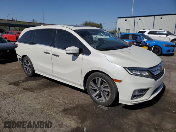 2019 Honda Odyssey Elite with VIN 5FNRL6H95KB041703, listed as a Copart auction lot 63347465 with 77,829 mi miles and Salvage title. Bid and sale history available at DreamBid. Image 4.