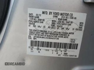 2013 Ford Edge Limited z VIN 2FMDK4KCXDBA03739, wystawiony jako Copart lot #52665385 z przebiegiem 138 412 mil mil oraz Szkody całkowita. Historia ofert i sprzedaży dostępna na DreamBid. Obrazek 12.