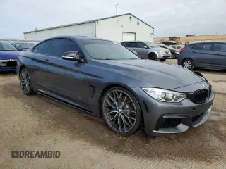 2014 BMW 4 Series 435i xDrive with VIN WBA3R5C57EF784623, listed as a Copart auction lot 58394765 with 206,251 mi miles and Clean title. Bid and sale history available at DreamBid. Image 4.