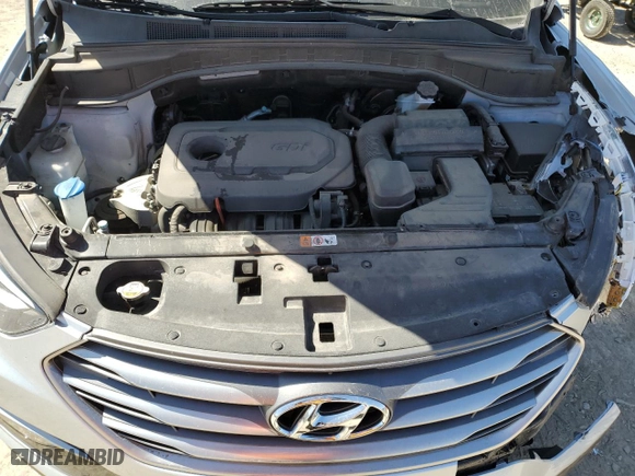 2018 Hyundai Santa Fe Sport 2.4L with VIN 5XYZU3LB3JG537287, listed as a Copart auction lot 50014865 with 45,195 mi miles and Salvage Title. Bid and sale history available at carsss.com. Image 11.