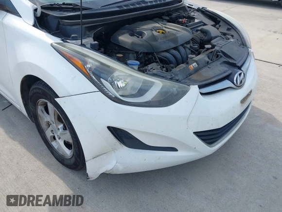 2014 Hyundai Elantra SE with VIN 5NPDH4AE9EH516928, listed as a IAAI auction lot 42068097 with 156,427 mi miles and . Bid and sale history available at DreamBid. Image 6.