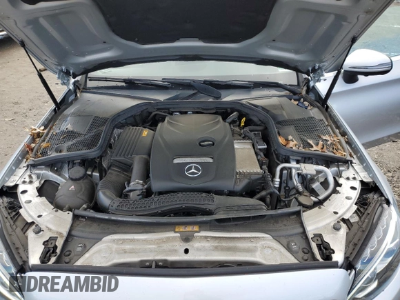 2018 Mercedes-Benz C 300 with VIN WDDWK4KB0JF676429, listed as a Copart auction lot 85419084 with 47,149 mi miles and Salvage title. Bid and sale history available at DreamBid. Image 11.