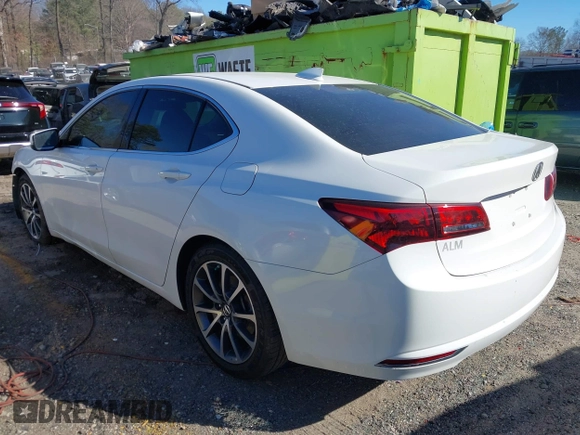 2017 Acura TLX V6 with VIN 19UUB2F31HA006549, listed as a IAAI auction lot 41689090 with 105,069 mi miles. Bid and sale history available at carsss.com. Image 14.
