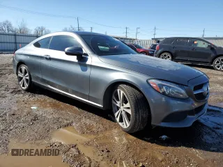 2017 Mercedes-Benz C 300 with VIN WDDWJ4JBXHF400662, listed as a Copart auction lot 48013025 with 118,623 mi miles and Clean Title. Bid and sale history available at carsss.com. Image 4.