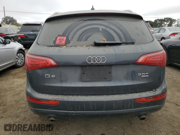 2011 Audi Q5 Premium Plus with VIN WA1LFAFP8BA043109, listed as a Copart auction lot 76598304 with 158,988 mi miles and Clean Title. Bid and sale history available at DreamBid. Image 6.