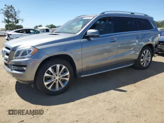 2014 Mercedes-Benz GL 450 z VIN 4JGDF7CE6EA431035, wystawiony jako Copart lot #58253845 z przebiegiem 108 039 mil mil oraz Szkoda całkowita • Salvage title. Historia ofert i sprzedaży dostępna na DreamBid. Obrazek 1.