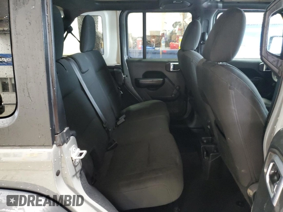 2018 Jeep Wrangler Unlimited Sport with VIN 1C4HJXDN7JW300342, listed as a Copart auction lot 58048065 with 52,791 mi miles and Salvage title. Bid and sale history available at DreamBid. Image 11.