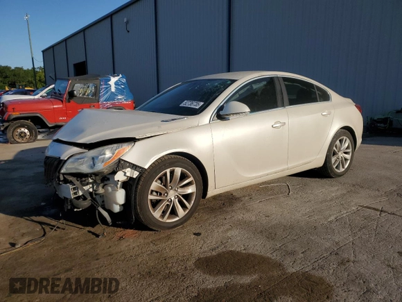 2014 Buick Regal with VIN 2G4GK5EX4E9219953, listed as a Copart auction lot 52736735 with 72,879 mi miles and Salvage Title. Bid and sale history available at carsss.com. Image 1.