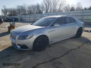 2018 Lincoln Continental Select with VIN 1LN6L9SK8J5603508, listed as a Copart auction lot 48705305 with 106,835 mi miles and Salvage Title. Bid and sale history available at carsss.com. Image 1.