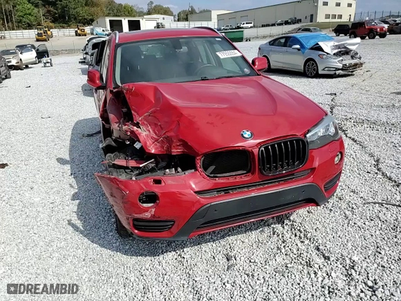 2015 BMW X3 sDrive28i with VIN 5UXWZ7C5XF0M83536, listed as a Copart auction lot 77955554 with 51,698 mi miles and Salvage Title. Bid and sale history available at carsss.com. Image 11.