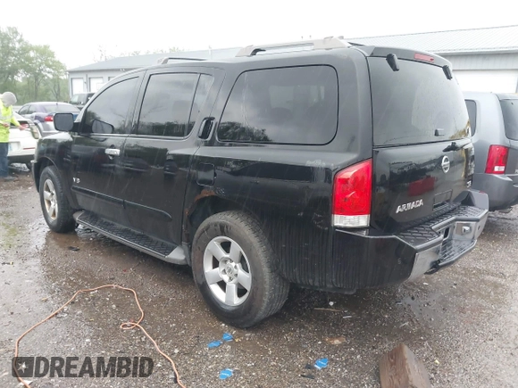 2007 Nissan Armada SE with VIN 5N1AA08C17N715135, listed as a IAAI auction lot 42292190 with 188,073 mi miles and . Bid and sale history available at DreamBid. Image 3.