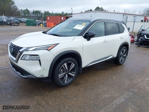 2023 Nissan Rogue SL with VIN JN8BT3CA9PW425461, listed as a IAAI auction lot 41186547 with 15771 miles. Bid and sale history available at carsss.com. Image 2.