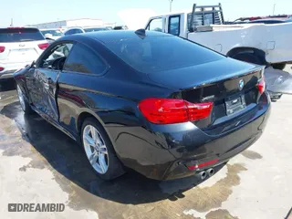 2015 BMW 4 Series 428i xDrive with VIN WBA3N5C50FK197765, listed as a IAAI auction lot 41730316 with 92,958 mi miles. Bid and sale history available at carsss.com. Image 3.
