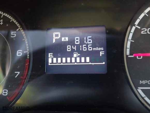 2019 Subaru Impreza Premium with VIN 4S3GKAC65K3610248, listed as a IAAI auction lot 41674314 with 84,166 mi miles. Bid and sale history available at carsss.com. Image 16.