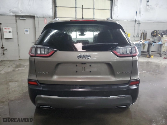 2020 Jeep Cherokee Limited with VIN 1C4PJMDN1LD549454, listed as a Copart auction lot 44643705 with 61,129 mi miles and Clean Title. Bid and sale history available at carsss.com. Image 6.