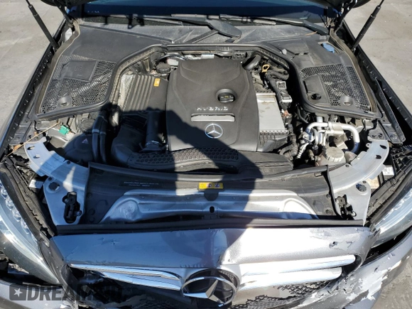 2017 Mercedes-Benz C 350e with VIN 55SWF4HB0HU225441, listed as a Copart auction lot 41779345 with 91,695 mi miles and Salvage Title. Bid and sale history available at DreamBid. Image 11.
