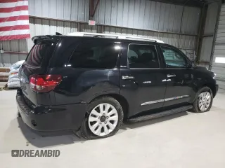 2020 Toyota Sequoia Platinum with VIN 5TDDY5G17LS179368, listed as a Copart auction lot 41524835 with 55,319 mi miles and Salvage Title. Bid and sale history available at carsss.com. Image 3.