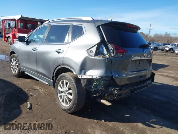 2019 Nissan Rogue SL with VIN 5N1AT2MV6KC768785, listed as a IAAI auction lot 41585524 with 58,042 mi miles. Bid and sale history available at carsss.com. Image 3.