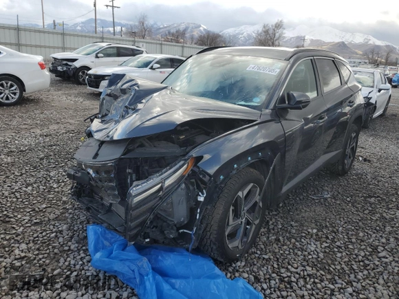 2022 Hyundai Tucson SEL with VIN 5NMJCCAE2NH118999, listed as a Copart auction lot 47620705 with 34,237 mi miles and Salvage Title. Bid and sale history available at DreamBid. Image 1.