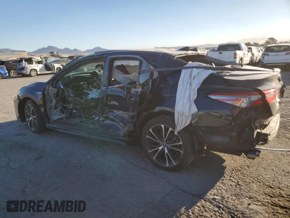 2019 Toyota Camry Hybrid LE z VIN 4T1B21HK2KU511926, wystawiony jako Copart lot #47092195 z przebiegiem Nie podano mil oraz Szkoda całkowita • Salvage title. Historia ofert i sprzedaży dostępna na DreamBid. Obrazek 2.