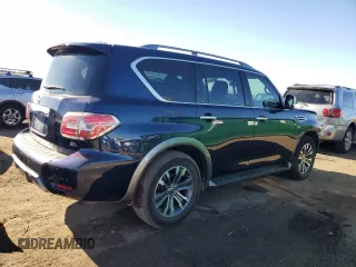 2019 Nissan Armada SV with VIN JN8AY2NCXK9581912, listed as a Copart auction lot 80645444 with 69,898 mi miles and Salvage Title. Bid and sale history available at carsss.com. Image 3.
