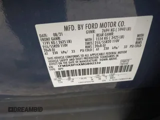 2021 Ford Explorer Limited with VIN 1FMSK8FHXMGB92339, listed as a IAAI auction lot 42016817 with 47,299 mi miles. Bid and sale history available at carsss.com. Image 9.