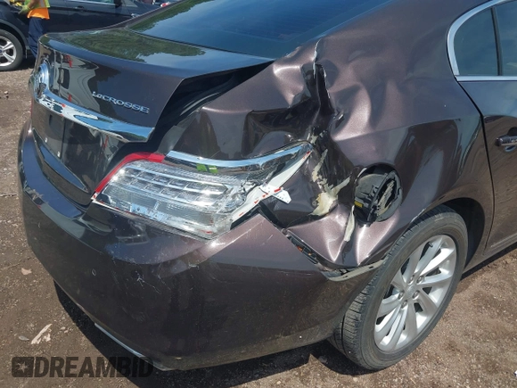 2015 Buick LaCrosse Leather with VIN 1G4GB5G37FF155734, listed as a IAAI auction lot 42635575 with 78,087 mi miles and . Bid and sale history available at DreamBid. Image 6.