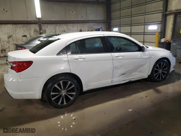 2011 Chrysler 200 S with VIN 1C3BC8FG8BN596875, listed as a Copart auction lot 46552845 with 137,387 mi miles and Salvage Title. Bid and sale history available at carsss.com. Image 3.