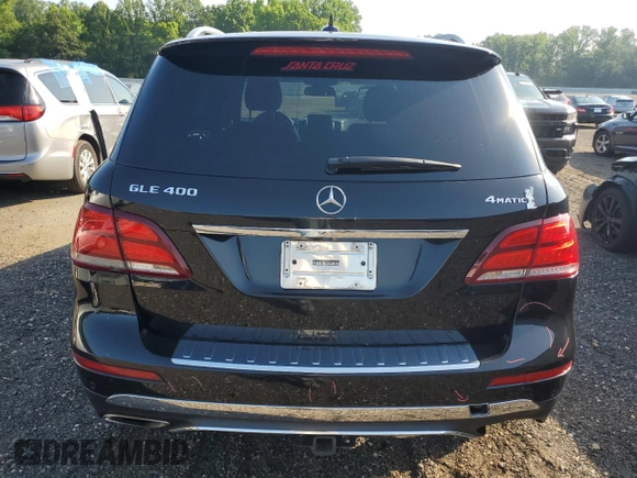 2019 Mercedes-Benz GLE 400 with VIN 4JGDA5GB4KB205696, listed as a Copart auction lot 60955785 with 107,027 mi miles and Salvage title. Bid and sale history available at DreamBid. Image 6.
