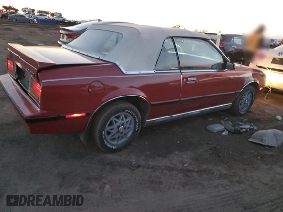 1985 Chevrolet Cavalier with VIN 1G1JE67W1F7185395, listed as a Copart auction lot 80670104 with 5,776 mi miles and Clean Title. Bid and sale history available at DreamBid. Image 3.